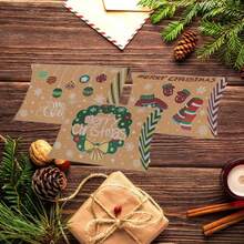 Christmas Candy Box, Kraft Paper Pillow Box, Set Of 12 In 12 Different Colors, Favor Candy Packaging Box - Multicolor - View 2