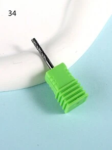 1pc Tungsten Steel Nail Drill Bit For Grinding Removing Gel Polish, Acrylics And Cuticle Accessories Pedicure Burr Tools