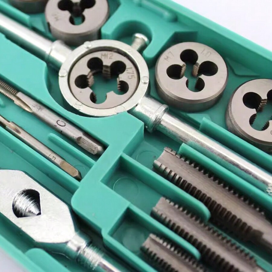 TUNGFULL Tap Plate Thread Combination Set Screw Tap Tapper Drill Bit