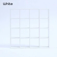 1pc Giá để đồ nội thất thu nhỏ 16 ngăn - Mô hình bỏ túi nhà trang trí di động có tủ trưng bày thanh lịch, tăng thêm nét quyến rũ cho bộ sưu tập của bạn, Giá trưng bày phụ kiện nhà trang trí tỷ lệ 1:12 Giá đỡ tường cảnh nhà thu nhỏ trang trí tốt nhất - Nhiều màu - Xem 13