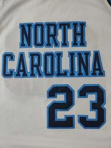 Boyfriend Style Men's White Basketball Jersey, Retro Breathable Sports Uniform, Sleeveless Basketball Shirt For Training Competition - 白色 - 查看 2