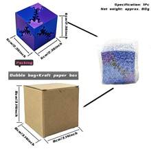 3D 打印方形齿轮球，可旋转齿轮球，减压拼图，由 PLA 制成，3D 打印工作或旅行缓解焦虑立方体，缓解压力和焦虑，贴心礼物（多种颜色可选） - 彩色 - 查看 2