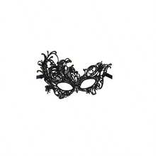1pc Black Sexy Lace Blindfold, Suitable For Makeup Ball, Halloween, Christmas Party, Role Play Accessory,Christmas - Multicolor - View 10