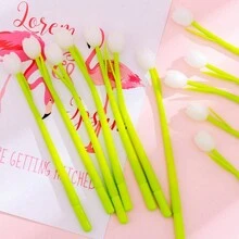 1 支随机颜色创意变色花形学生中性笔，中东风格 - 彩色 - 查看 5