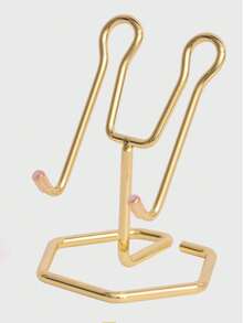 1pc Gold Phone Holder - Gold - View 4
