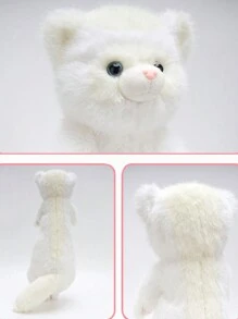 1 pieza Muñeca de peluche suave de hurón lindo, muñeco de peluche de visón sintético de Body largo, almohada de hurón, muñeco de compañía para abrazar, decoración del hogar para sofá y dormitorio, figura de peluche, decoración para el coche - Multicolor - Ver 4
