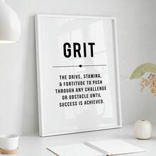 6pcs/Set Work From Home Wall Art, Modern Inspirational Office Definition Printable, Motivational Success Prints - Multicolor - View 8