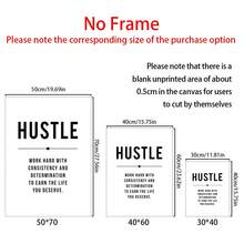 6pcs/Set Work From Home Wall Art, Modern Inspirational Office Definition Printable, Motivational Success Prints - Multicolor - View 2