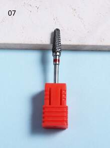 1pc Tungsten Steel Nail Drill Bit For Grinding Removing Gel Polish, Acrylics And Cuticle Accessories Pedicure Burr Tools