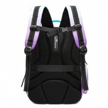 3PCS Multi-Coloured Leather Backpack For Kids Multi-Pocket Multi-Functional Schoolbag With Lunch Bag And Pencil Case Kids Travel Bag For Elementary School Students - Multicolor - View 5