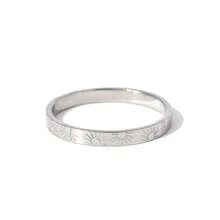 1pc Stainless Steel Ring With Sunflower Carving, Thin Ring, 18k Gold Plated Titanium Steel Valentines,Mom,Mother,Mother's Day,Gift - Stainless Steel Ring - View 16