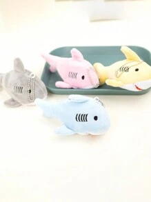 1 PC Cute Shark Doll Plush Key Chain Small Pendant Bag Pendant Small Gift Birthday Gift - Multicolor - View 1