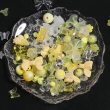 50g Forma de corazón Y2K Resina DIY Cuentas Collar hecho a mano Pulsera Colgante con cuentas para Hacer joyería Cadena de teléfono Accesorios Día de San Valentín - Cuenta de resina - Ver 5