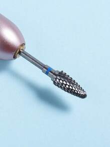 1pc Tungsten Steel Nail Drill Bit For Grinding Removing Gel Polish, Acrylics And Cuticle Accessories Pedicure Burr Tools