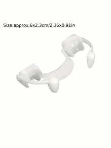 1Set Halloween Retractable Vampire Teeth Dentures Zombie Teeth Small Tiger Teeth Vampire Fangs, Suitable For Halloween Dress Up, Role Play, Prank, Photo Props - Multicolor - View 7