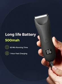 Recortadora corporal y masculina para hombres, recortadora de barba, cabello, Body y vello íntimo, cabezales de cuchilla de cerámica reemplazables y base de carga USB, maquinilla de afeitar de higiene masculina, recortadora con indicador de nivel de batería. Nuevo afeitadora corporal 2024, regalos para amantes.