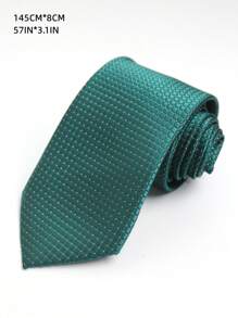 1 条深绿色手工领带，适合日常、派对、商务使用，可作为男士领带礼物 - 彩色 - 查看 10