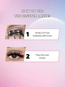 RITALASH DIY Lash Extension W04 Eyelash Extensions 168PCS Clusters D Curl LASH Individual Lashes Cluster Extensions Use At Home DIY - D - View 5