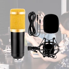 Bm800 Professional Condenser Microphone Podcast Recording - màu đen - Xem 1