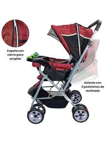 Baby Strollers - Red - View 3