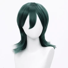 Pelucas cortas rizadas de colores, peluca de corte pixie, pelucas pixie cortas para mujeres, peluca de cabello corto negro rizado y ondulado natural sintético, peluca para disfraz - Multicolor - Ver 9