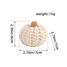 1 Piece Of Halloween And Thanksgiving Decorations, Knitted Pumpkin Decorations, DIY Hand Woven Colorful Pumpkin Party Decoration Props - Multicolor - View 2