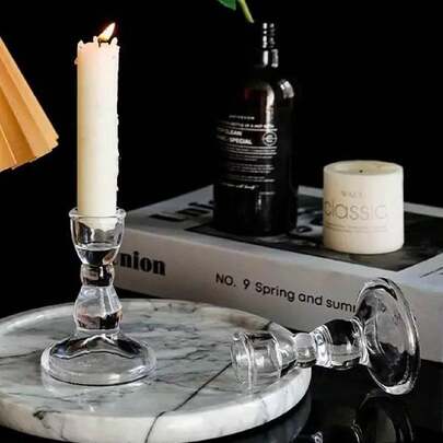 1 Bộ Chân Nến Thủy Tinh Trong Suốt, Chân Nến Thủy Tinh Nhiều Hình Dạng Màu Sắc, Thích Hợp Cho Trang Trí Sân Vườn Ngoài Trời, Trang Trí Bàn Làm Việc, Cốc Nến Thơm, Bữa Tối Ánh Nến, Không Gian Trong Nhà, Đám Cưới, Halloween, Tiệc Tụ, Họp Mặt Gia Đình, Cầu Hôn, Trang Trí Bàn Ăn, Trang Trí Bàn Tiệc Cưới, Trang Trí Sinh Nhật, Trang Trí Đám Cưới, Quà Tặng Ngày của Mẹ, Trang Trí Lễ Phục Sinh, Màu Xanh Lá Cây, Trang Trí Bàn Ăn