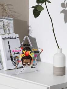 1 件女士教师感谢礼物，亚克力星形牌匾，返校礼物，适合办公室桌面装饰、圣诞派对装饰、生日装饰，感恩节、圣诞节、教师节、退休日的完美礼物 - 彩色 - 查看 8