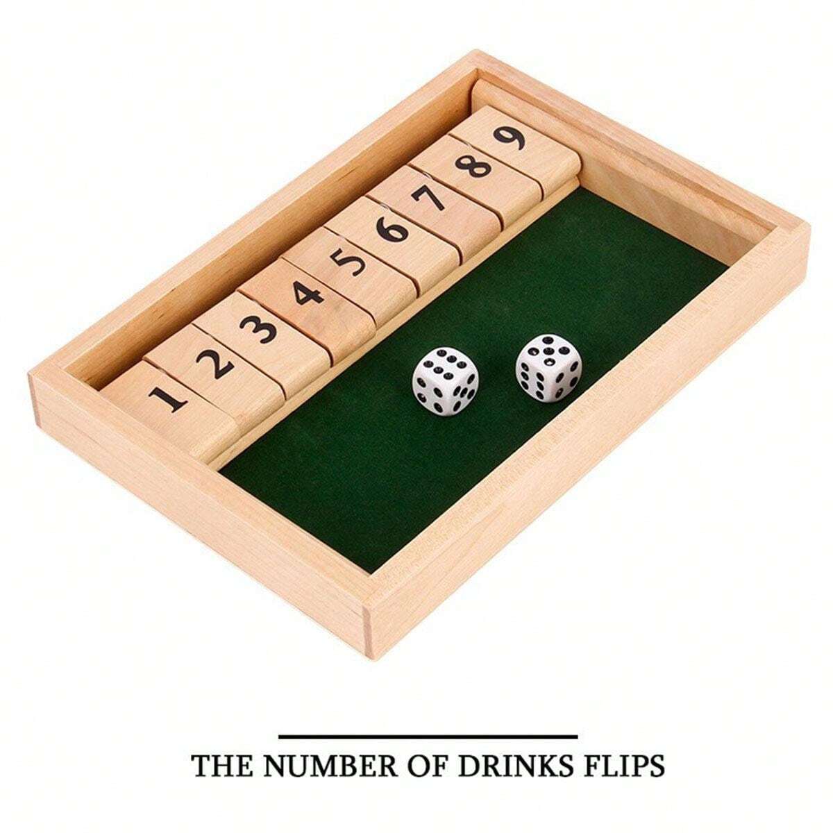 1set Digital Dice Game Bar Board Dice Game Family Travel Toy Drinking ...