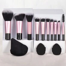 Reise-make-up-pinsel-sets, 10-teilig, Klassische, Multifunktionale Kosmetikpinsel Zum Schminken Für Die Kommode, Und Kombinationsset Mit Aufbewahrungstasche, Eine Kostengünstige Kombination Aus Make-up-tools