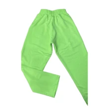 Women's Wide Leg Pants Children's Youth Blogger Moletinho Stylish 08 To 16 - màu xanh lá - Xem 2