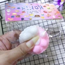 Đồ chơi giảm căng thẳng Squishie, thiết kế mô phỏng quả mâm xôi - Nhiều màu - Xem 8