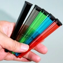 1/5/10 Ống lưu trữ hình nón thuốc lá bằng nhựa cuộn tay 1/5/10, Ống bảo quản hình nón bằng nhựa đa chức năng, Khử mùi, Ống lưu trữ hình nón thuốc lá tự chế nhỏ, vừa và cực lớn, Thích hợp cho việc lưu trữ kín đơn Thuốc lá hình nón tự chế - Nhiều màu - Xem 30