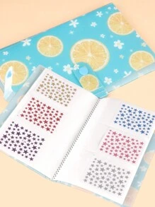 120 孔空相册美甲贴纸收纳册收藏整理卡展示架展示容器（不含贴纸）