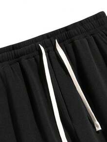 Men's Thermal Lined Outdoor Tracksuit Set With Drawstring Hooded Jacket And Sweatpants, Warm For Autumn And Winter - Multicolor - View 11