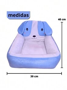 Pet Bed & Crate Mat - 藍白色 - 查看 4