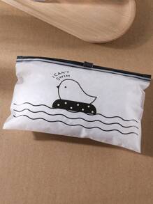 1500pcs Girls' Mini Size Transparent Disposable Rubber Hair Bands With 0.47-Inch Diameter, Ponytail Holders, Hair Ties, Suitable For Daily Use - Clear - View 3