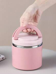 1 件 630/1000 毫升不锈钢保温午餐盒套装，带大容量和便携式手柄，厨房，圣诞礼物 - 彩色 - 查看 10