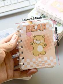 4 Notebooks A Set Of A7 Coil Books Each 80 Lined Inside Page Mini Books Student Supplies Writing Books Issued 4 Copies - Multicolor - View 5