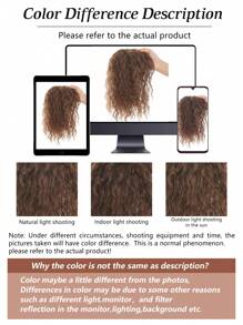 合成耐热假发片 夹式接发 2 夹式顶饰 天然卷发 合成发 带刘海 假发片