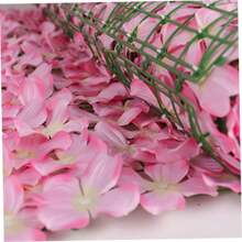 1pc, Artificial Flower Wall Panel, Artificial Petals Fence, Elegant Decor, Home Decor, Events Backdrop, Outdoor & Indoor Wall Decor, Garden Decor, Easy Installation, Valentine Day, Gift Gifts Birthday Graduation