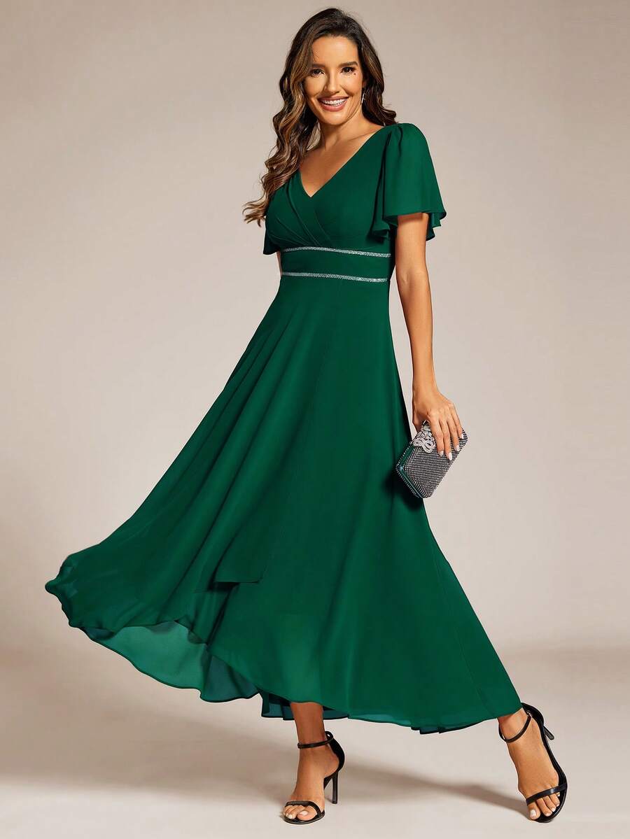 EVERPRETTY Bridesmaid Dresses - Dark Green - View 1