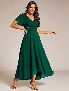 EVERPRETTY Bridesmaid Dresses - Dark Green - View 3