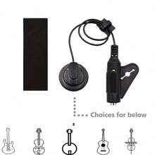 1 Stück akustische Gitarren Piezo Kontakt Tonabnehmer Zubehör für Gitarre, Ukulele, Karimba, Harfe, Banjo