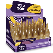 Kit 12 Natuhair D-Panthenol Hair Treatment Ampoules 10ml - CONTAINS 12 UNITS - 巧克力棕 - 查看 1