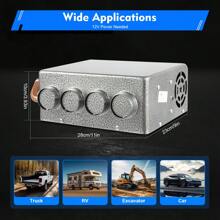 YUNRUX 12V 8A Car Van Heater Anti-Fog Defroster Parking Heater Fan Interior Heater Car Fan Heater Defroster For RVs Universal Defroster Demister