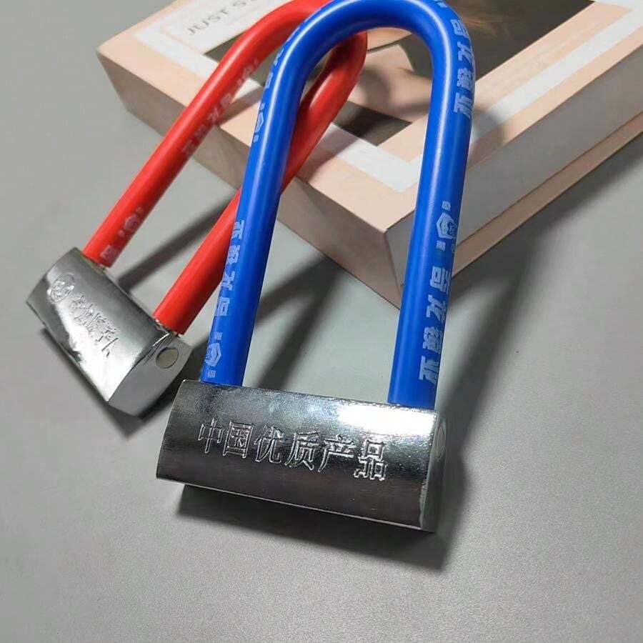 2Pack Heavy Duty Stainless Steel UShaped Unbreakable Combination Lock For Bicycle, Motorcycle