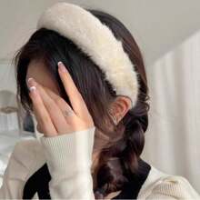 Băng đô nhung Maillard, phụ kiện đội đầu cao cấp mùa thu đông, băng đô nhung rộng mềm mại dùng để làm sạch da mặt và tạo kiểu tóc cho nữ, băng đô cài tóc, băng đô vòng cài tóc, phụ kiện tóc, phụ kiện đội đầu - Nhiều màu - Xem 6