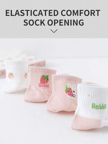 1/5双女士短袜 隐形袜子 卡通印花 白袜子 女士袜子 可爱袜子 女孩袜子 黑色袜子 甜美 螺纹防滑设计 卡通细节 导轨透气孔设计 吸湿排汗 柔软顺滑 适合各种节日、运动、休闲、商务等日常穿着 一年四季均可穿着 - 彩色 - 查看 6