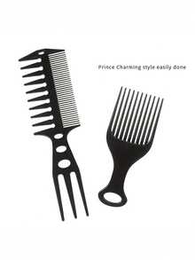 Set de peines antiestáticos para peluquería, desenredador portátil y herramienta de cuidado del cabello para uso en peluquería en el hogar, antiestático, peine para peinado doméstico, Set de 6 peines de paja de trigo, color rosa, cepillo/cabello - Multicolor - Ver 5